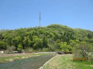 水量豊かな大日川