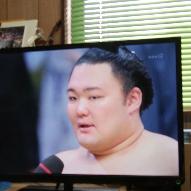 朝乃山関優勝オメデトウ！応援してますよ〜#福山神辺#朝乃山#優勝